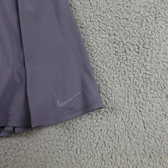 NIKE Dri Fit Mini Slip Tennis Skirt Womens Small Lavender Golf Skort Pleated Run - Picture 2 of 12
